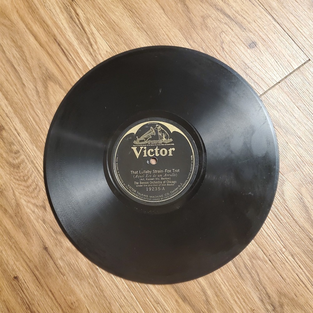 Benson Orchestra – That Lullaby Strain/Forgetful Blues VICTOR 19235 78 10" V+/V+